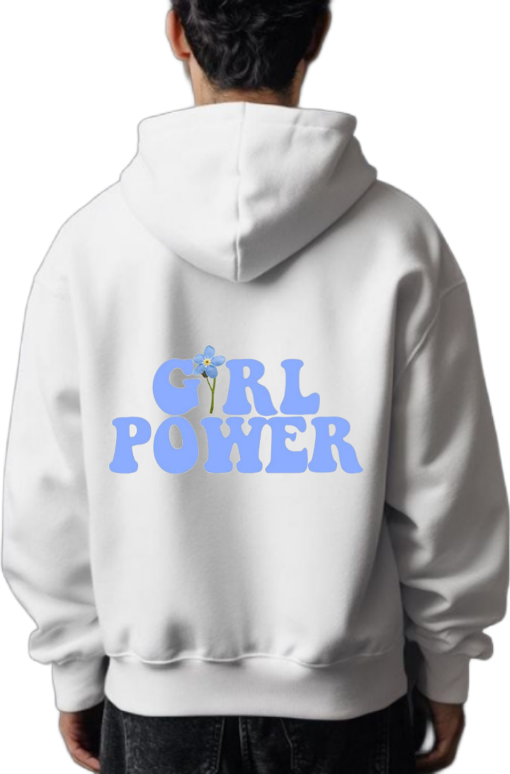 ORL POWER One Size hoodie White Back 133