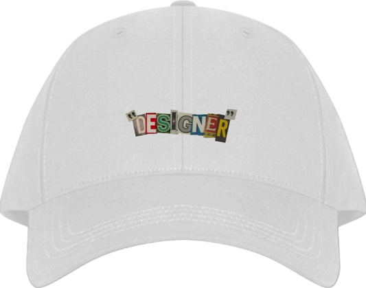 DESIGNER Baseball cap White 127