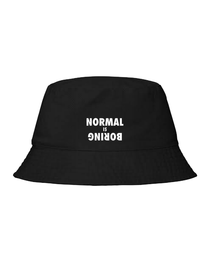 Bucket hat Fishman hat cap NORMAL IS BORING 134