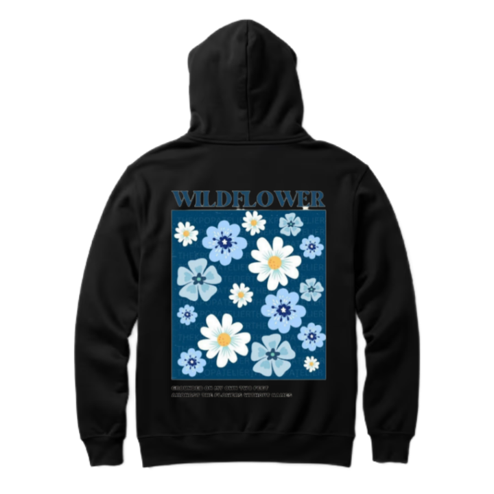 WILDFLOWER One Size hoodie Black Back 134