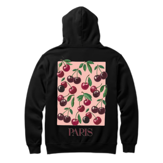 PARIS One Size hoodie Black Back 135