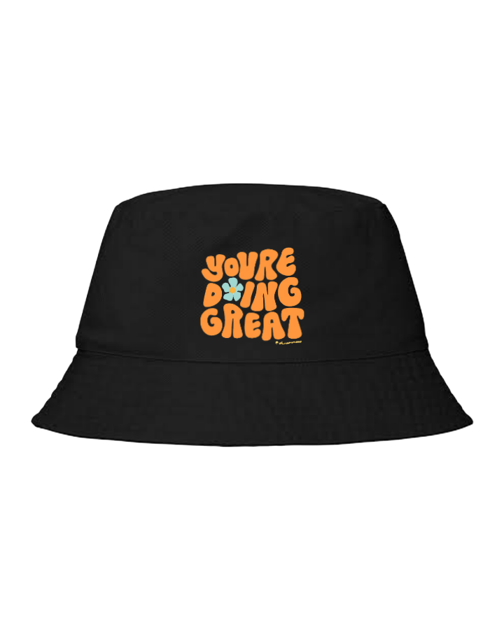 Bucket hat Fishman hat cap YOU'RE DOING GREAT 136