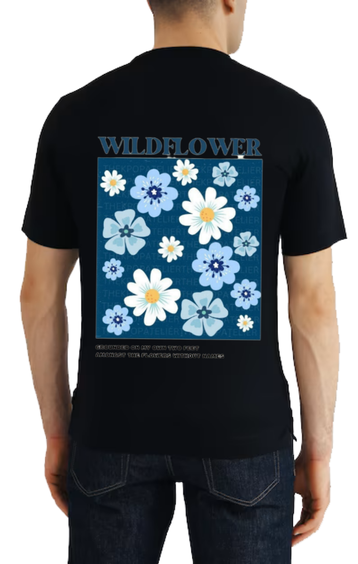 WILDFLOWER t- shirt One Size Black back 136