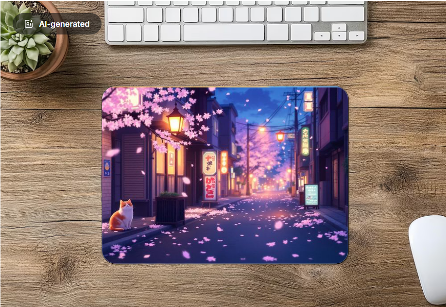 Mouse Pad AI-generated
