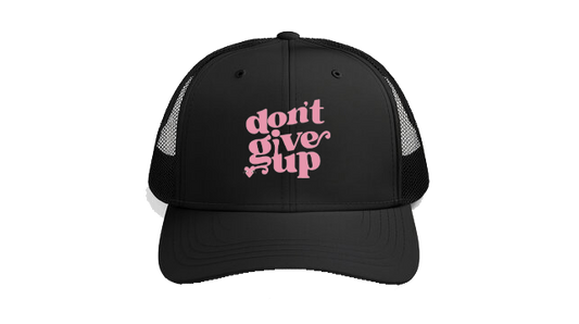 Baseball cap Black don't give up 185