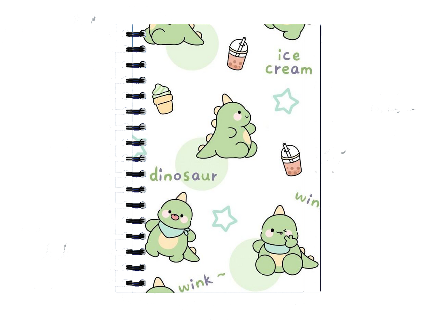 Cute Kawaii Dinosaur Notebook A5 139