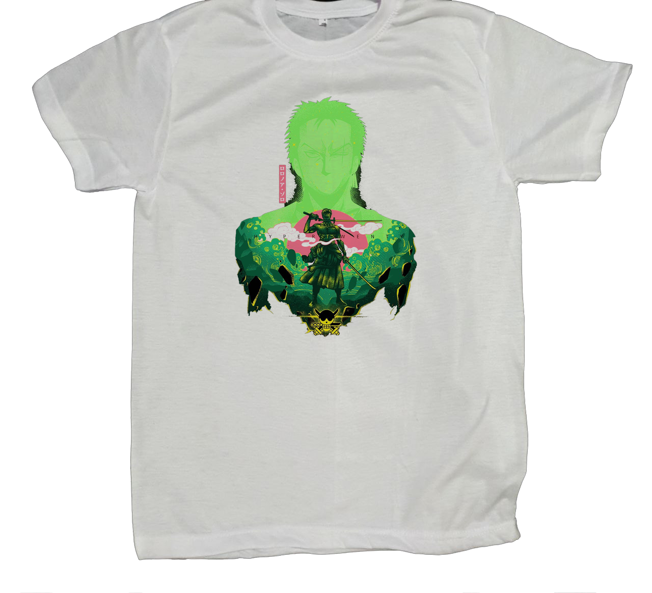 one piece t- shirt fat White 13