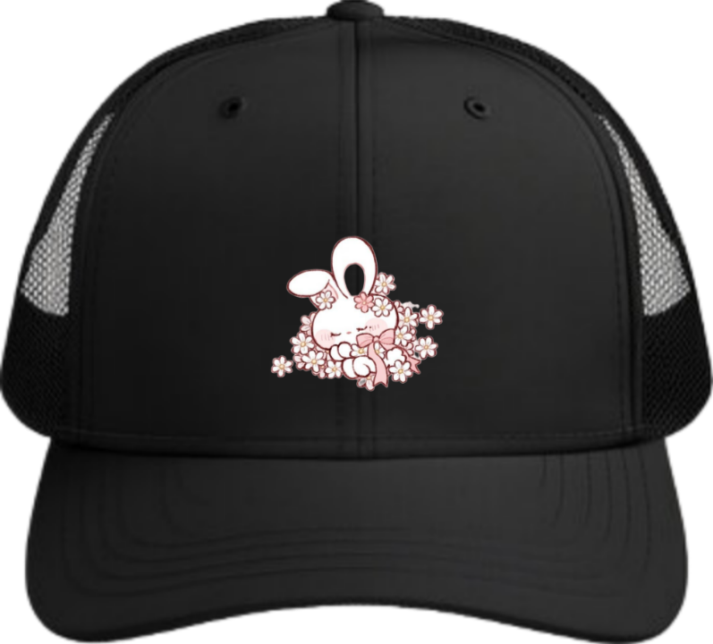 bunny Baseball cap Black 13
