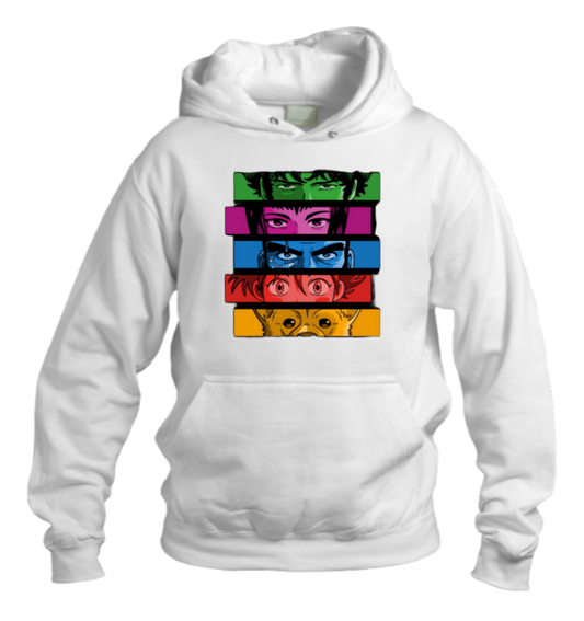 Cowboy Bebop Over Size hoodie White 2