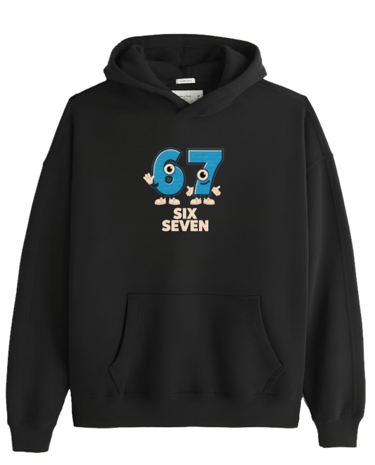 designs 67 Oversize Hoodie Black 13