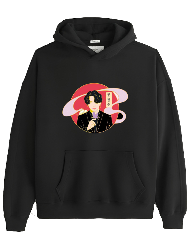 BTS One Size hoodie Black 13
