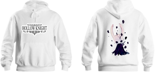 Hollow Knight One Size hoodie White Back 13