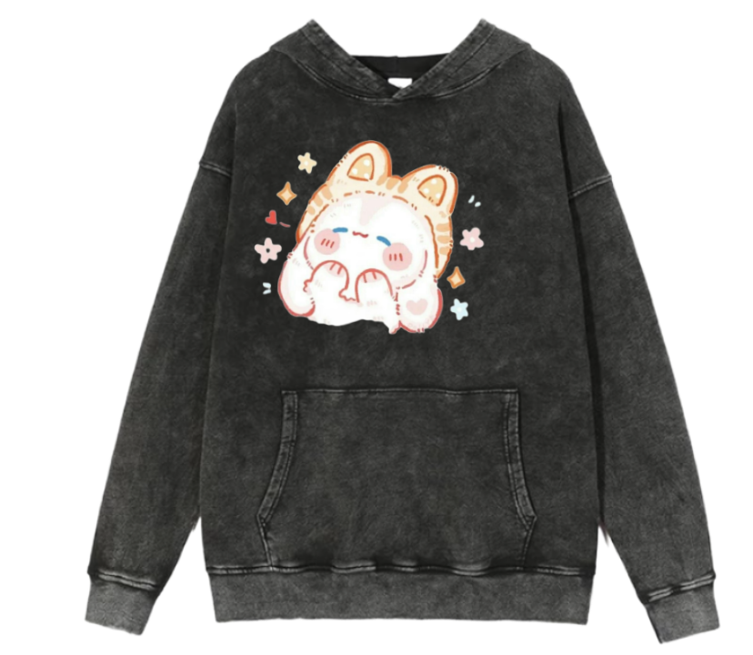 bunny Oversize Hoodie Washed 13