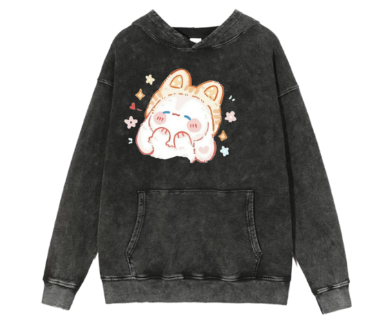 bunny Oversize Hoodie Washed 13