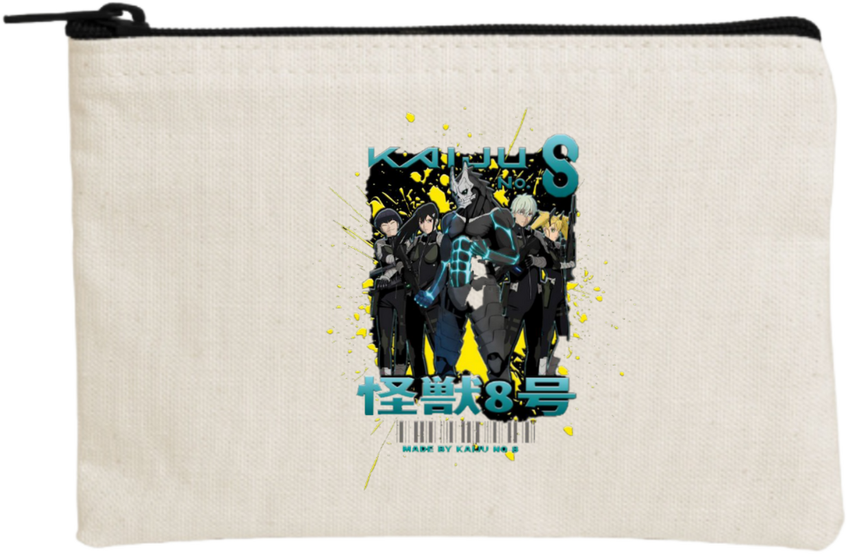 Kaiju No. 8 wallet pencil case Beige 13