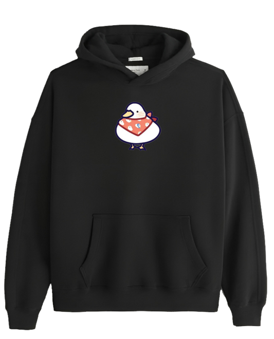duck Oversize Hoodie Black 13