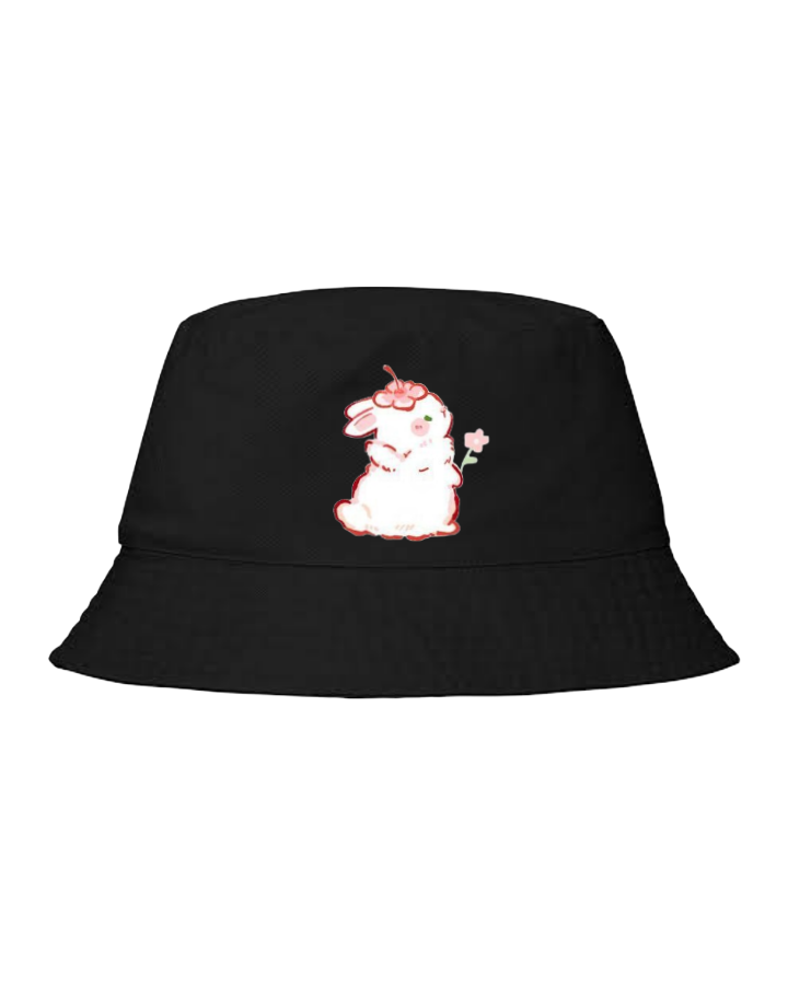 bunny Bucket hat Fishman hat cap Black 13