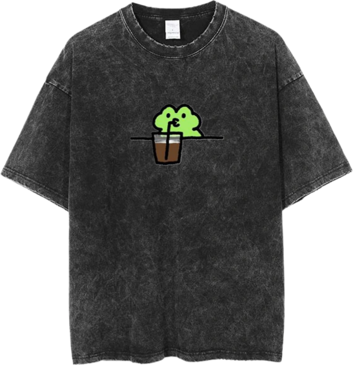 Frog One Size t- shirt Washed 13