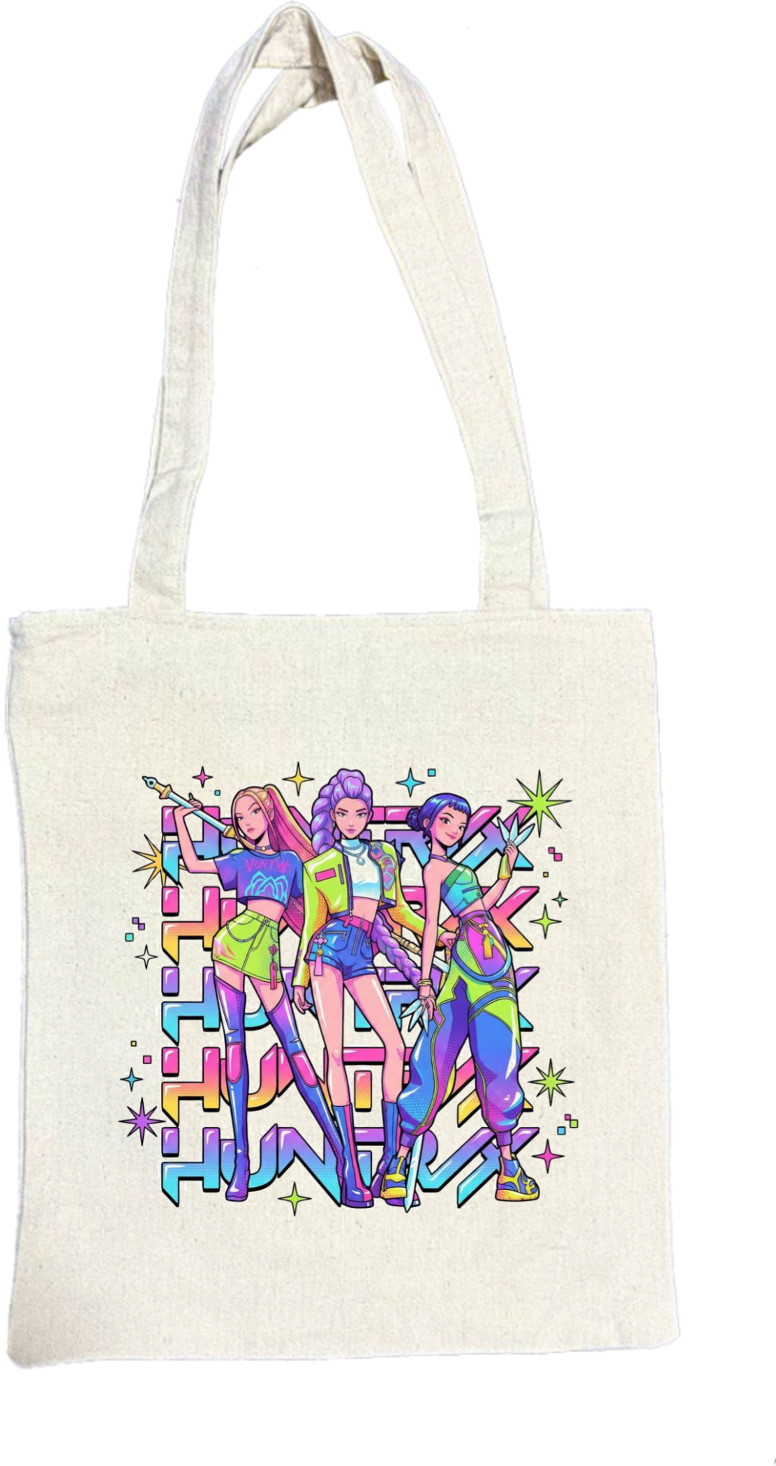 Hunterix kpop tote bag Beige 13