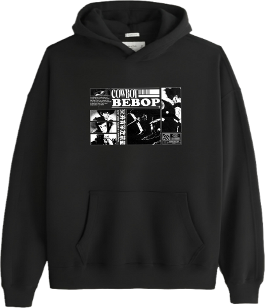 Cowboy Bebop Over Size hoodie Black 13