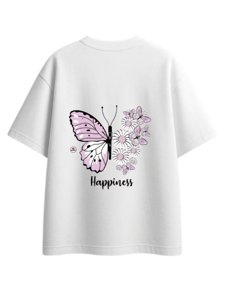 butterflies t- shirt White Back 13