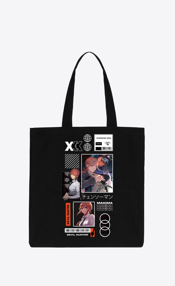 Chainsaw Man tote bag Black 13