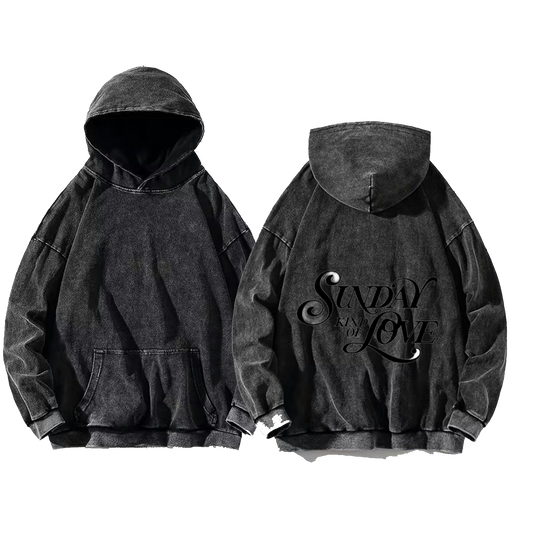 SHINROAD One Size hoodie Washed Back 13