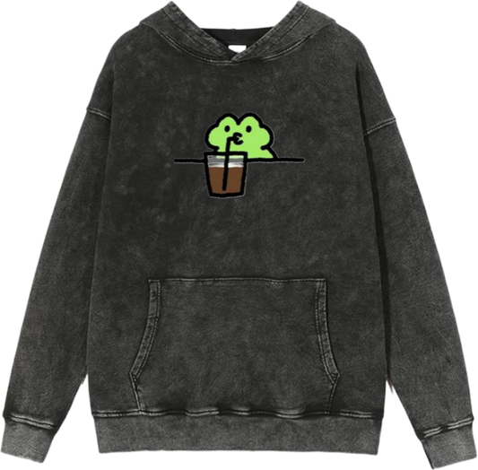 Frog Oversize Hoodie Washed 13