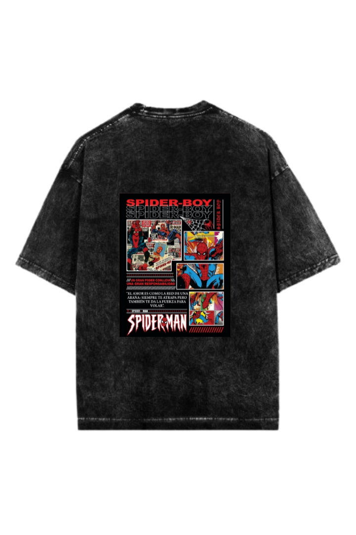 Spiderman t- shirt One Size Washed Back 13