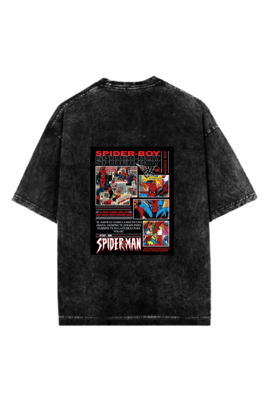 Spiderman t- shirt One Size Washed Back 13