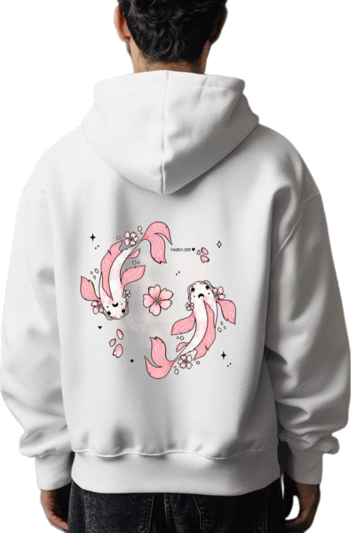 Kwai One Size hoodie White Back 13