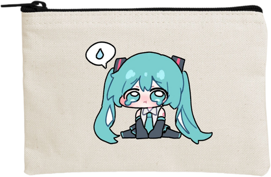 miku pencil case Beige 13