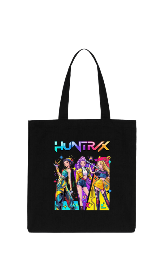 Hunterix kpop tote bag Black 11