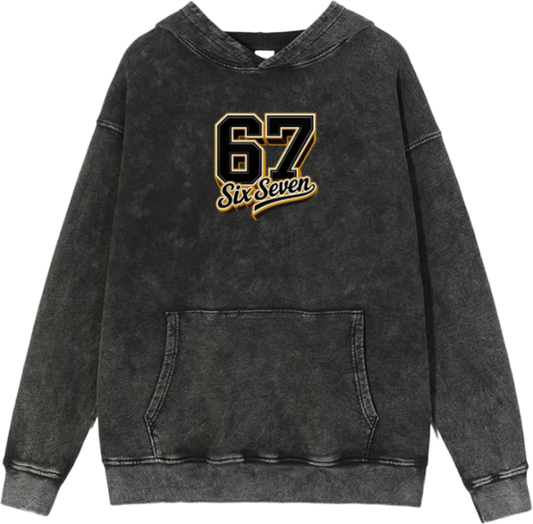 67 designs Oversize Hoodie Washed 13