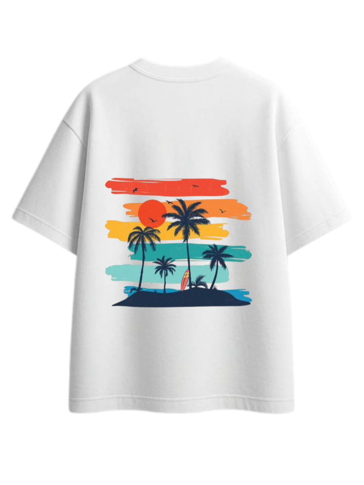 Summer Vibes t- shirt White Back 13