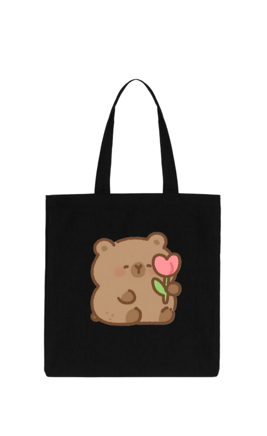 bear tote bag Black 13