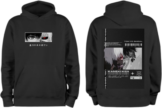 Tokyo Ghoul One Size hoodie Black Back 13