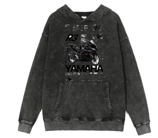 MOTOR CYCLE One Size hoodie Washed 13