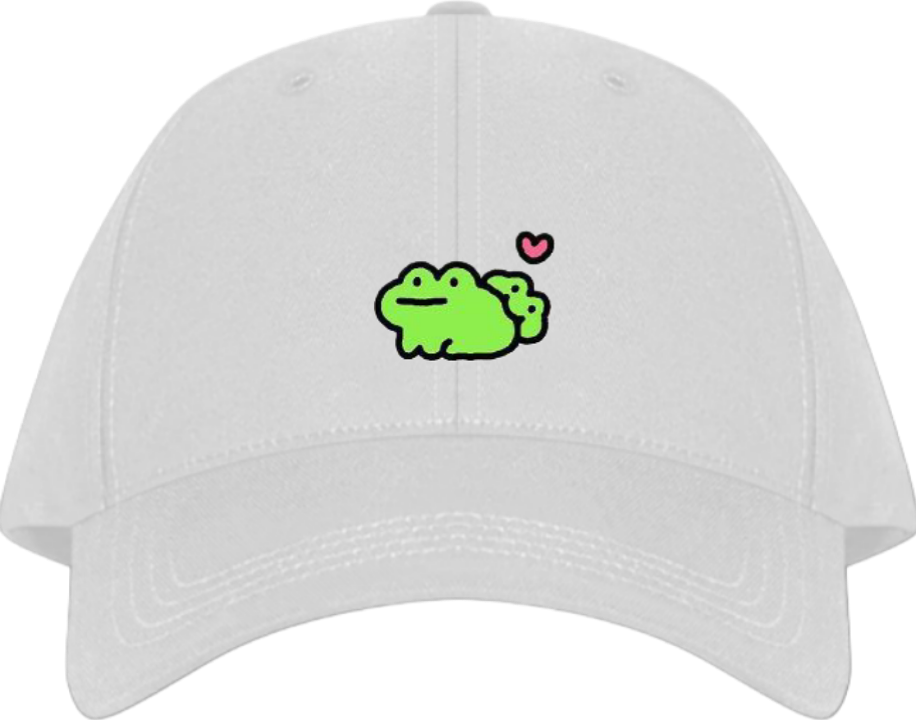 Frog Baseball cap White 13