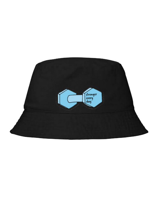 workout gym pilates Bucket hat Fishman hat cap Black 13
