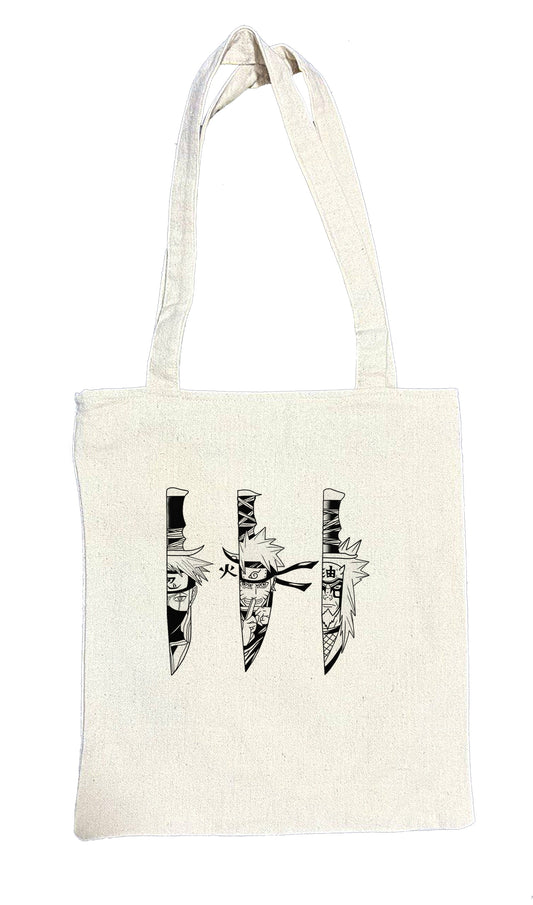 Naruto Shippuden tote bag beige 13