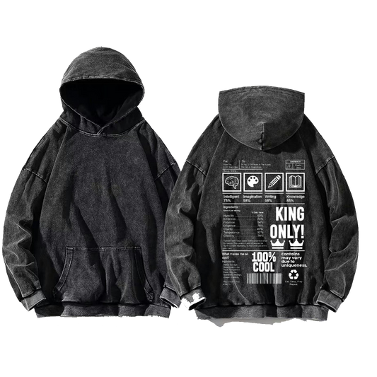 EPIDEMIOLOGIST oversize hoodie Washed back 116