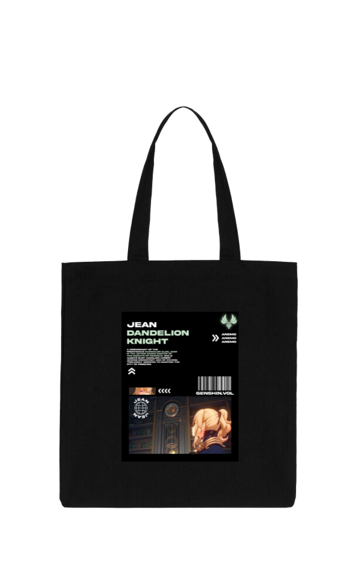 Genshin Impact Jean tote bag Black 13