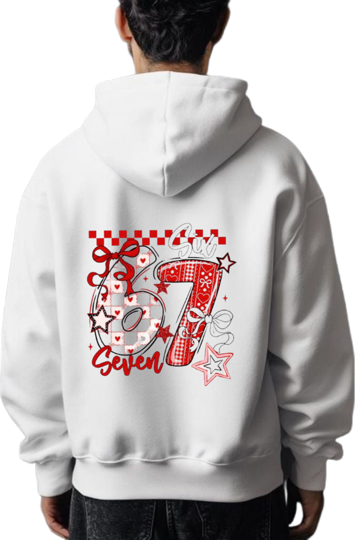 designs 67 Oversize Hoodie White Back 13