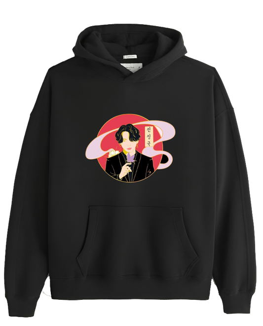 Black pink One Size hoodie Black 13