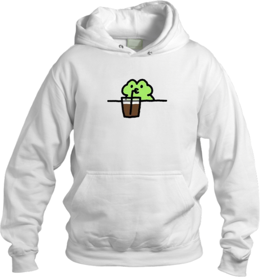 Frog Oversize Hoodie White 13