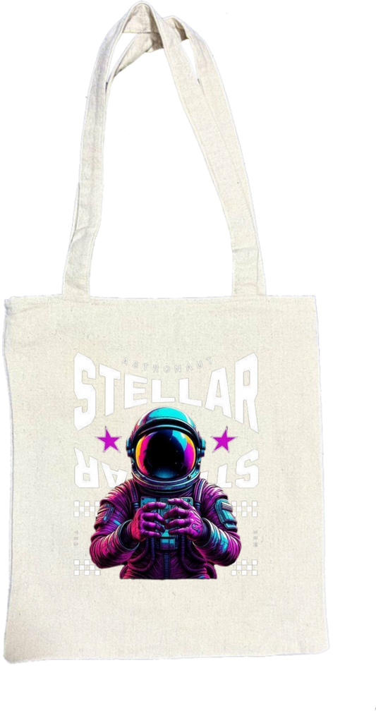 aliens tote bag Beige 13