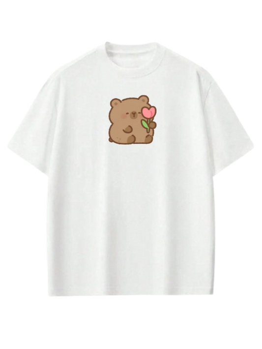 bear t- shirt White  13