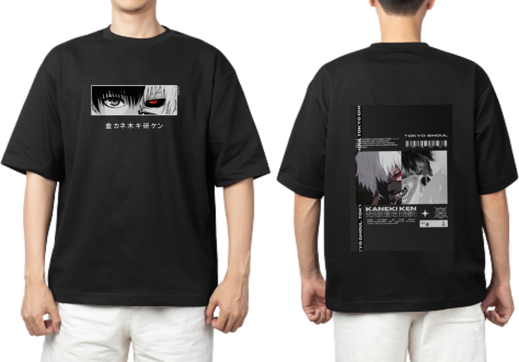Tokyo ghoul t- shirt One Size Black Back 13