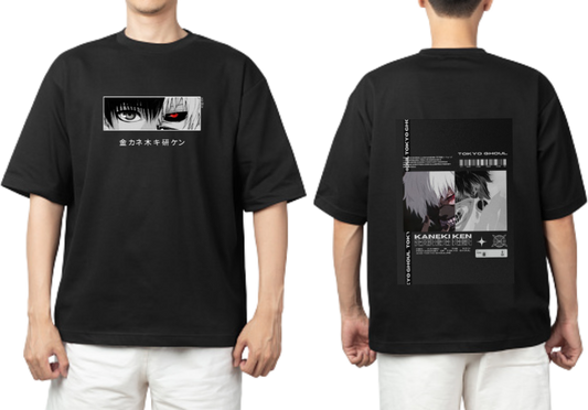 Tokyo ghoul t- shirt One Size Black Back 13